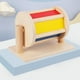 thumbnail image 4 of Juguete De Cognición De Color Giratorio Juguete De Tambor Giratorio Sensorial Textil De Madera Bebé Infantil Instrumento Educativo Temprano Juguete De Cognición De Color ANGGREK Otros, 4 of 8