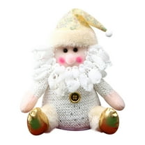 Plush Christmas Stuffed Animals Flip Sequin Plush Christmas Santa Claus Penguin Snowman Reindeer Plush Toys Christmas Ornaments for Kids The best Christmas gift