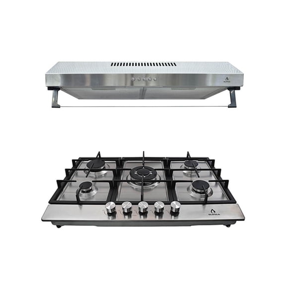 Parrilla Prato SUPRA Campana Nube 76 Cm Acero Inoxidable