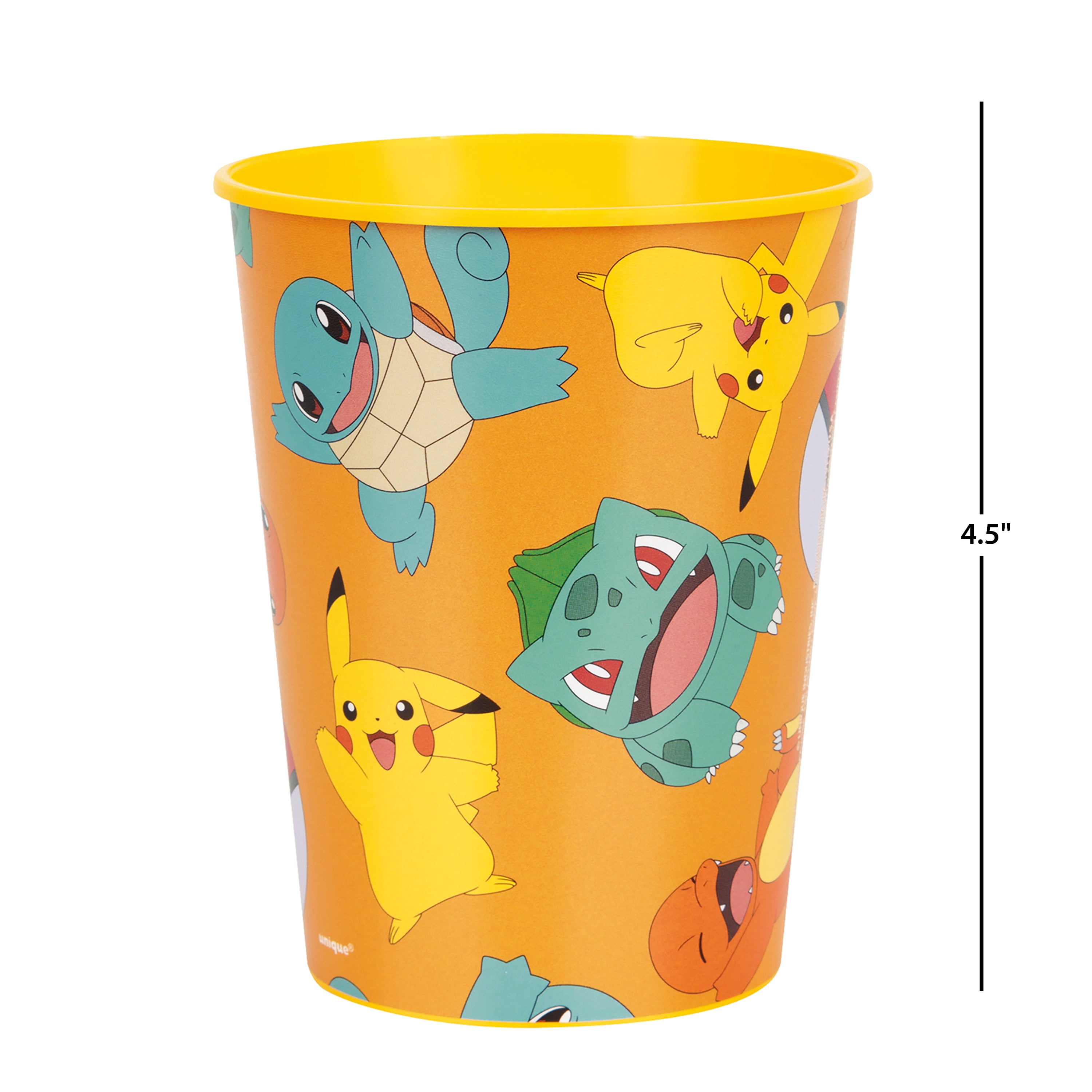 Pokémon 4 Count 16oz Plastic Stadium Cup