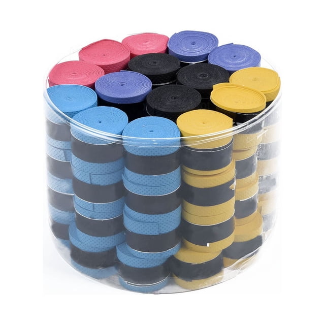 MYG 60PCS Set Tennis Overgrip Sweat Tape Racquet Fishing Anti Skid Proof Band Tool