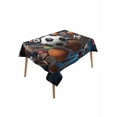 thumbnail image 2 of Sports Tablecloth Rectangle Table Cloth 60x84 ,Waterproof Outdoor Table Cloth Covers Decorative Table Protector ,Football Basketball Baseball Ball Games Washable Table Cover for Kitchen Dinning Party, 2 of 8