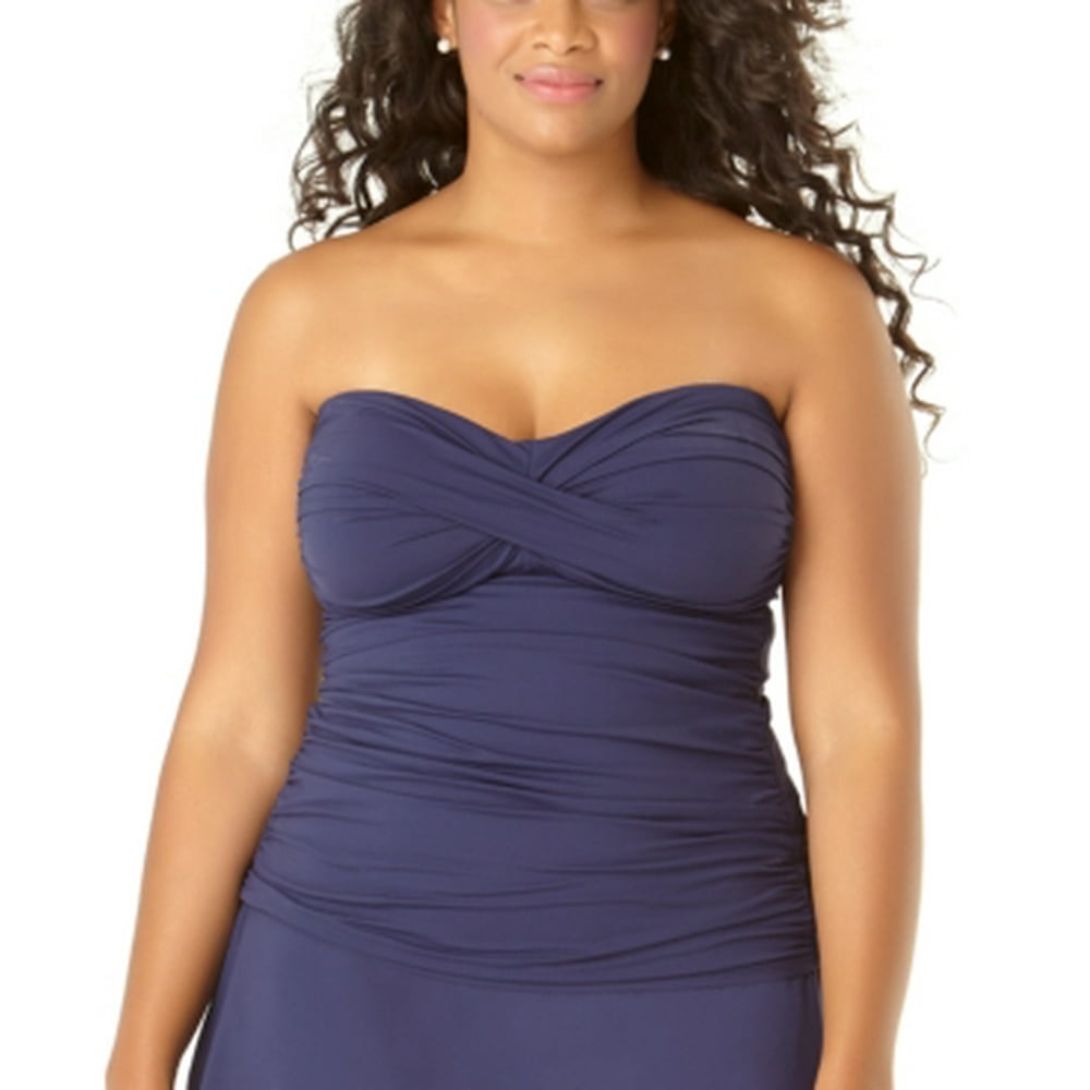 anne cole plus size tankini