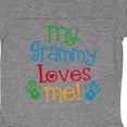 thumbnail image 3 of Inktastic My Grammy Loves Me Boys or Girls Baby Bodysuit, 3 of 4