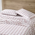 thumbnail image 2 of Eddie Bauer Westridge Plaid Orange Cotton Flannel 3 Piece Sheet Set, Twin, 2 of 6