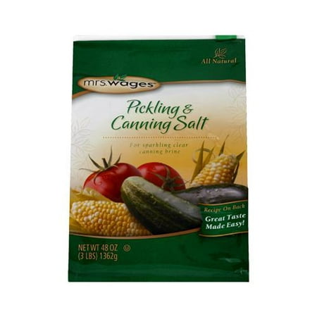 Kent Precision Foods Group W510-B4425 Pickling & Canning Salt, 48-oz.