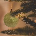 thumbnail image 3 of Glitter Christmas Ball Ornaments,3.93" Shatterproof Hanging Baubles, Sparkling Spherical Pendants, Christmas Tree Decorations, Holiday Party Display Ornaments, Festive Baubles for Xmas Tree, 3 of 6