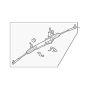 Genuine OE Subaru Steering Gear - 34110SC012