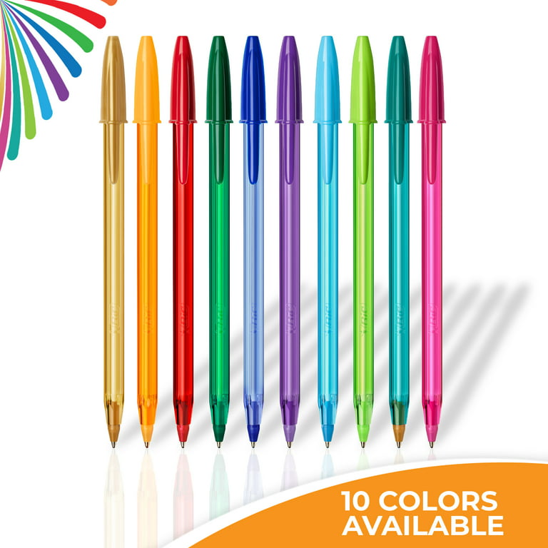 Bulk 5-Pack Classic Ballpoint Pens - 2 Colors
