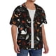 thumbnail image 2 of Fotbe Animal Koi Fish Camisa Estampada de Manga Corta para Hombre, Casual de Verano, Estilo Playero, Sin Arrugas-X-Large, 2 of 5