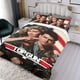 thumbnail image 3 of Top Gun Conjunto de sábanas temático, trío de piezas, cómodo y amigable con la piel, diseño único, regalo de decoración para el hogar para familiares, amigos y fans, 90 cm * 190 cm, 3 of 6