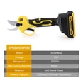 thumbnail image 4 of 20V Cordless Electric Pruner Pruning Shear Efficient Fruit Tree Bonsai Pruning Branch Cutter Landscaping Power Tool With Battery ,Less Effort, 4 of 5