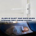 thumbnail image 5 of 4Pcs Auto Door Closer, Spring Door Closer, for Garage Safety-White, 5 of 5