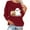Wine#fall sweatshirts for women, variant on DDAPJ pyju Women's Halloween Ghost Sweatshirt Novelty Holiday Pullover Sweatshirt Funny Spooky Season Tops