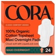 thumbnail image 1 of Sábana Maxi Pads Cora de algodón 100% orgánico (24 unidades), 1 of 8