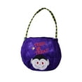thumbnail image 1 of Tamaño del paquete: 13x12x1cm material: terciopelo dorado Bolsa de dulces de Halloween decoración bolsa de calabaza portátil duende ANGGREK  Otros, 1 of 8