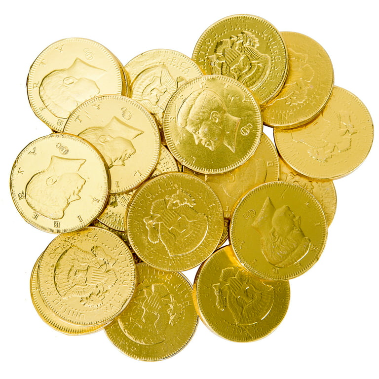 R.M. Palmer, Gold Foil Milk Chocolate Candy Coins, 10 oz 