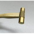 thumbnail image 5 of 4oz Brass Hammer Flat FACE Head Solid Brass Metalsmith Hobby and Craft Soft Hammer By JTS, 5 of 9