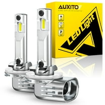AUXITO 881 LED Fog Light Bulbs, 16,000LM 500% Super Brighter, Wireless 1:1 Size Plug-n-Play, 100% Perfect Installation, 886 889 H28 888 894 896 898 LED Bulbs Canbus Ready, Pack of 2