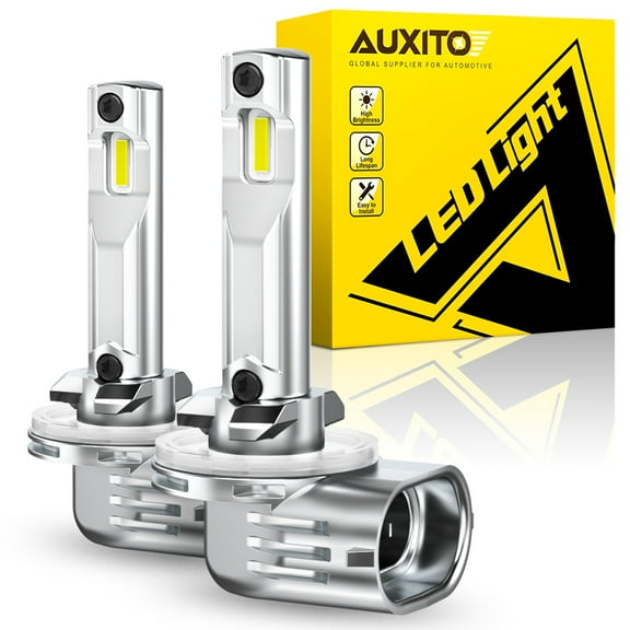 AUXITO 881 LED Fog Light Bulbs, 16,000LM 500% Super Brighter, Wireless 1:1 Size Plug-n-Play, 100% Perfect Installation, 886 889 H28 888 894 896 898 LED Bulbs Canbus Ready, Pack of 2