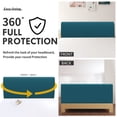 thumbnail image 3 of Funda para Respaldo de Cama Easy-Going Queen Azul Pavo Real, 3 of 7
