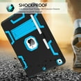 thumbnail image 4 of BENTOBEN Case for iPad 9th Gen with Pencil Holder, Compatible with iPad 8th/ 7th Gen, 10.2" Pc Silicone Shockproof Rugged Shockproof Kickstand Hybrid Bumper Protective Cover, 4 of 9