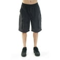 thumbnail image 2 of YAGO Men's Elastic Waist Drawstring Relaxed Fit Plaid Cargo Shorts S-5XL CL3B (XL(36\")), 2 of 3