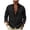 Black, variant on Men's Muscle Fit Dress Shirts -Free Long Sleeve Casual Button Up Shirts Formal Business Shirts(Khaki,3XL)