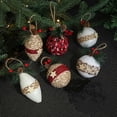 thumbnail image 6 of Twfbrm 3pcs Rustic Christmas Balls Ornaments 8cm/3.14in Pinecone Rattan Thread String Christmas Tree Ornament Red Foam Star Decorations Shatterproof Xmas Tree Hanging for Home Decoration, 6 of 9