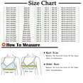 thumbnail image 3 of Tao Tao Women Front Closure Snap Bras No Underwire Full Support Comfort Push Up Bras Wireless Everyday Bras Plus Size Underwear No Steel Close Bra Black 36D, 3 of 9