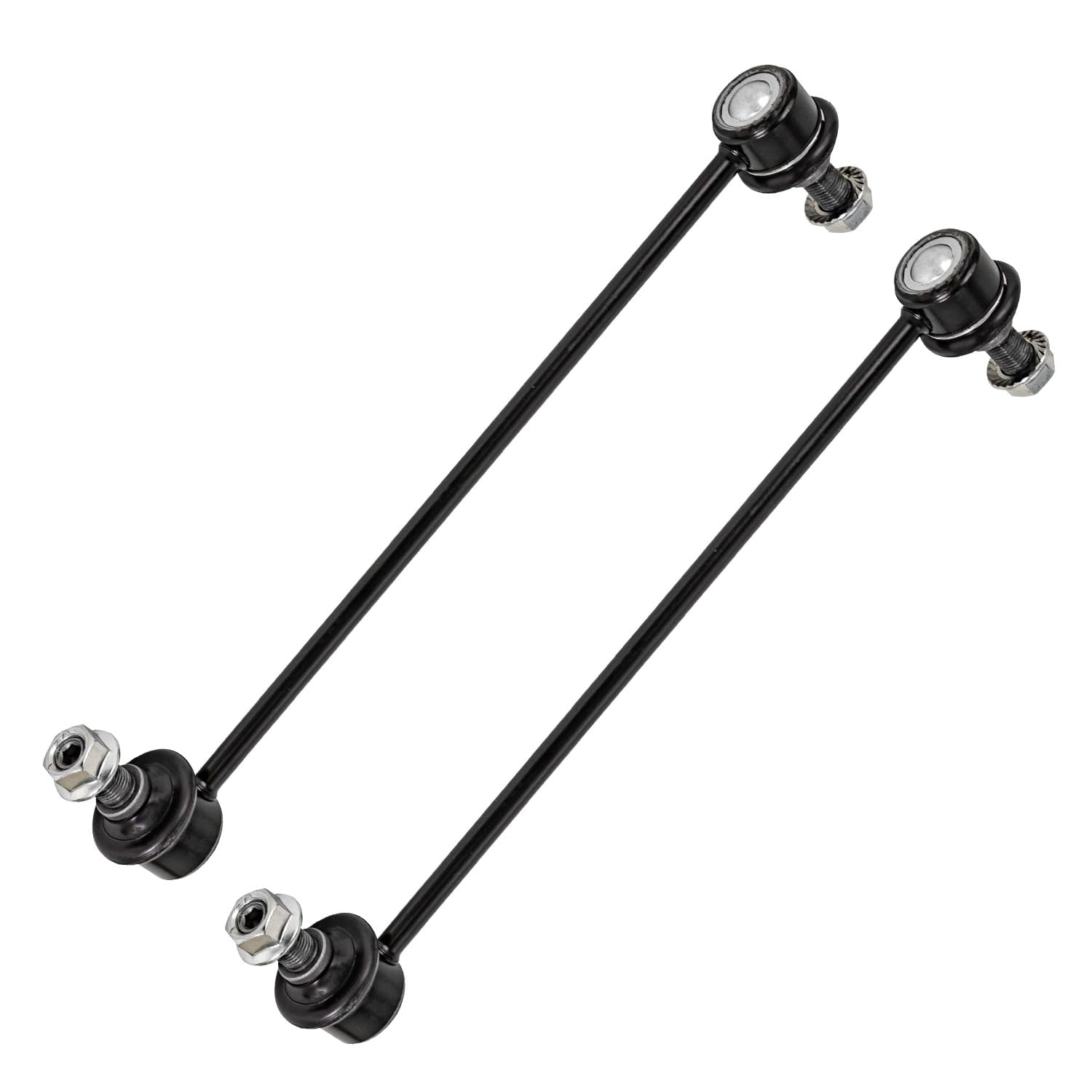Detroit Axle - Front Struts w/Coil Springs Rear Shock Absorbers Sway Bars Outer Inner Tie Rods Replacement for 2014-2016 Nissan Sentra - 10pc Set
