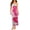 Pink, variant on Womens Floral Printed Boho Tube Maxi Dress Summer Strapless Bodycon Party Club Night Out Long Dresses Cocktail Dresses