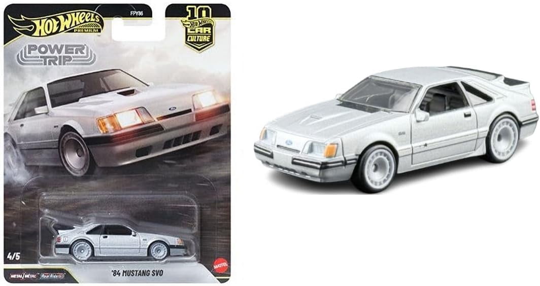 Hot Wheels Premium Car Culture Power Trip Complete Set, 5 Die-Cast Cars, BMW M3, Ford F-150, Mercedes-Benz, Jeep Trackhawk FPY86-961R