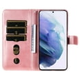 thumbnail image 3 of SaniMore Case for Samsung Galaxy S23 Plus 6.6" 2023, Zipper Wallet Pocket Caed Slots Retro PU Leather Shockproof Drop-proof Flip Kickstand All-around Protective Shell for Galaxy S23 Plus, Rosegold, 3 of 9