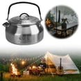 thumbnail image 6 of Yucurem 0.8L Stainless Steel Ultralight Camping Kettle with Handle for Travel Camping Kitchen Utensils (Silver), 6 of 10
