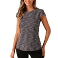 thumbnail image 1 of BLUSAS DE TWEED PARA MUJER INSPIRE CHIC Patrón Jaspeado Manga Corta Casual Verano M Rosa Negro, 1 of 6