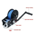 thumbnail image 4 of Hand Winch, 3200lbs Strong Traction Trailer Winch Corrosion Resistance Small With 10m Cable For Positioning Heavy Objects For Mobile Applications, 4 of 8