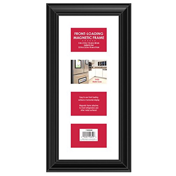 MCS Front Loading Picture Collage Frame for Refrigerator, 4