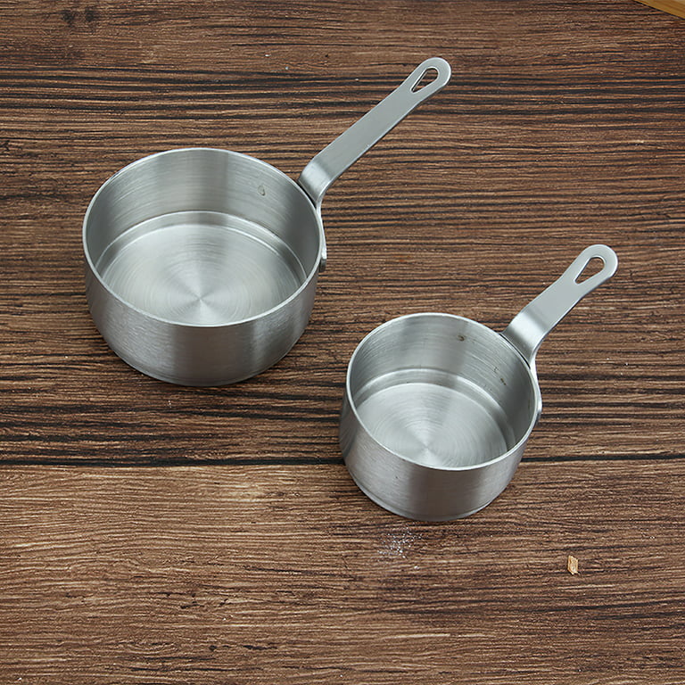 Stainless Saucepan Small Cooking pot pan Milk Warmer 50ml + 100ml 