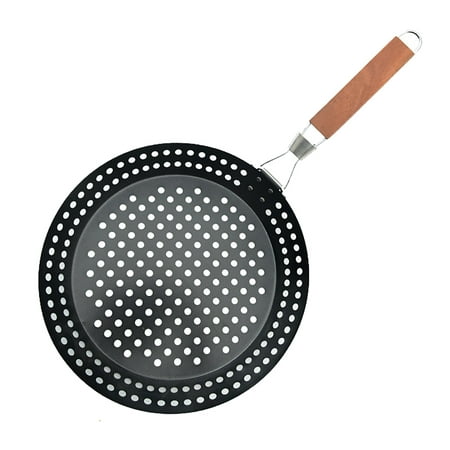 

Grill Pan With Folding Handle BBQ Pan Grill Pan Indoor Square BBQ Grilling Pan Grill Skillet Pizza Grill Pan (11 ) Grill Pan For Fry Chapati Cooking Vegetables And Seafood