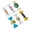 1 to 6, variant on Giaone Beautiful Glass Candys Collectibles Ornaments Set for Home Accent