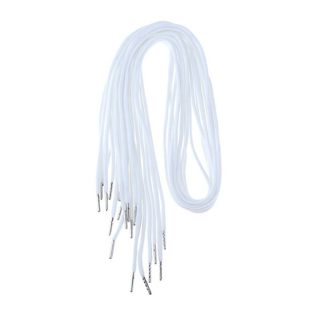 10 piezas de cordón elástico de repuesto para pantalones cortos, pantalones, sudaderas con capucha y zapatos. 02