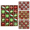 thumbnail image 2 of CSChome Hanging Christmas Balls Christmas Ball Set 20Pcs Easy to Install Lightweight Tree Hanging Festive Decorations, 2 of 7