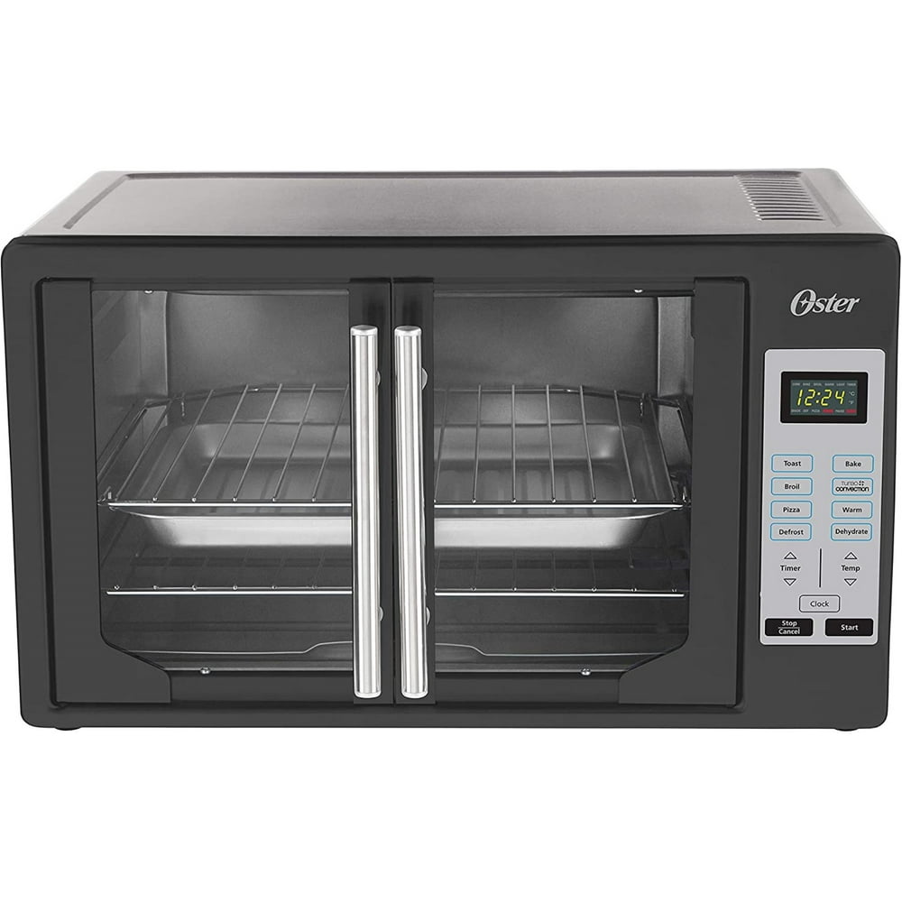 Oster TSSTTVFDDGB French Door Toaster Oven, Extra Large, Black