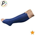 thumbnail image 3 of Presadee Open Toe 15-20 mmHg Moderate Compression Leg Circulation YKK Zipper Navy Socks, 3 of 7