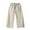 Beige, variant on AWZXDE Children Pants for Smaller Kids Fashion Casual Wide Leg, Versatile Girls Pure Color Leisure Long Trousers Grey，4-5 Years