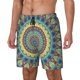 thumbnail image 1 of Fotbe Round Mandala1 Traje de Baño para Hombre – Shorts de Natación de Secado Rápido con Forro y Bolsillos-X-Large, 1 of 6