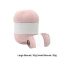 thumbnail image 4 of Maoww Knitting Yarn Blended Knitting Rope Thick Macrame Cord for Crochet Handcraft DIY Making String, Light pink, 4 of 7