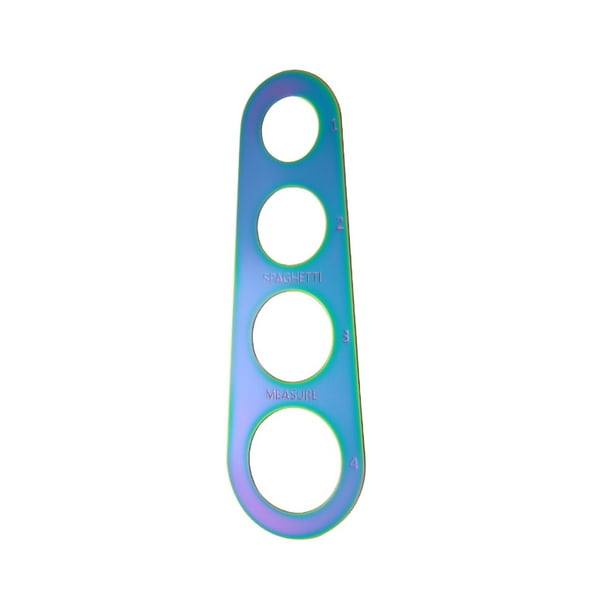 Billuyoard Dido-Regla de espagueti, herramienta de medida para servir de acero inoxidable, medidor de cocina, suministros de cocina Cocina y Comedor