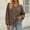 Brown, variant on BUIGTTKLOP Oversized Sweatshirts for Women Casual V Neck Pullover Tops Long Sleeve Fall Fashion Tops
